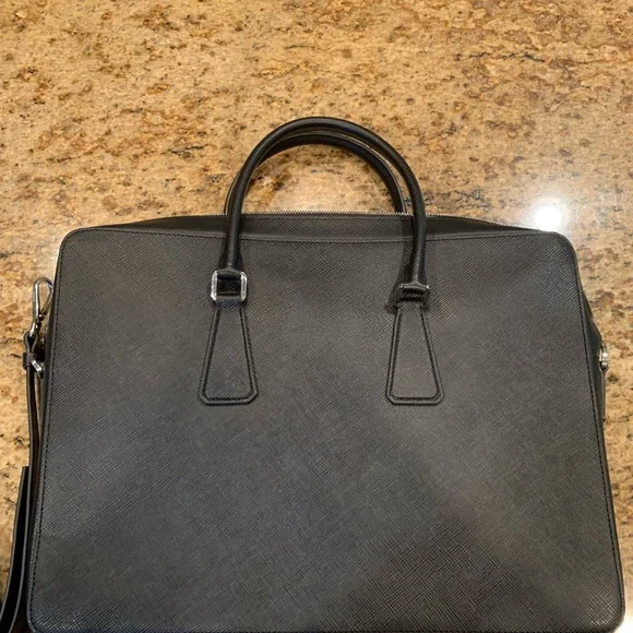 Prada saffiano briefcase